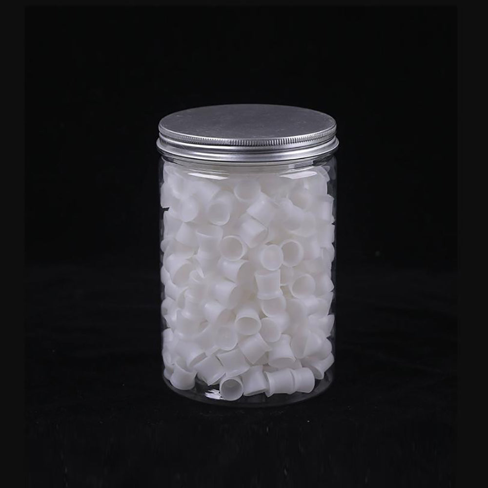 Pigment Cup - Silicone Flat Bottom Suction - White (300 pack)