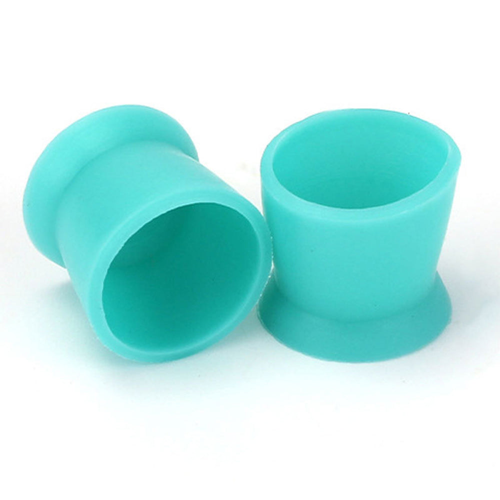 Pigment Cup - Silicone Flat Bottom Suction - Teal (300 pack)