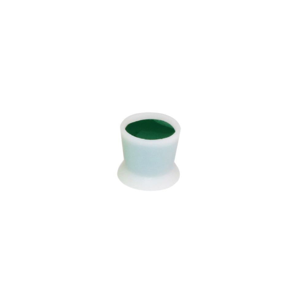 Pigment Cup - Silicone Flat Bottom Suction - White (300 pack)