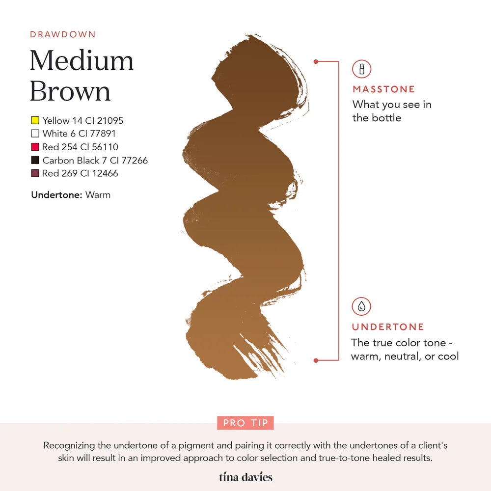 Tina Davies I ❤ INK - Medium Brown