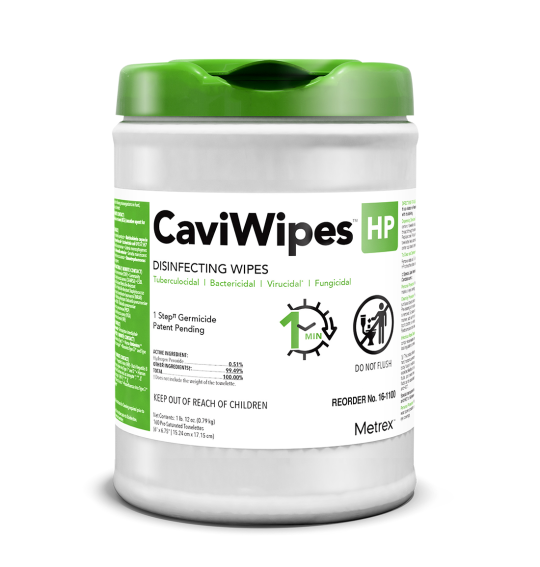 CaviWipes HP Disinfectant Towelettes - 160/Tub