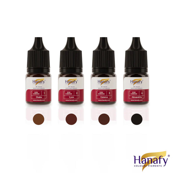 Hanafy - Eyes and Brows Pigment Mini Set - (5ml)