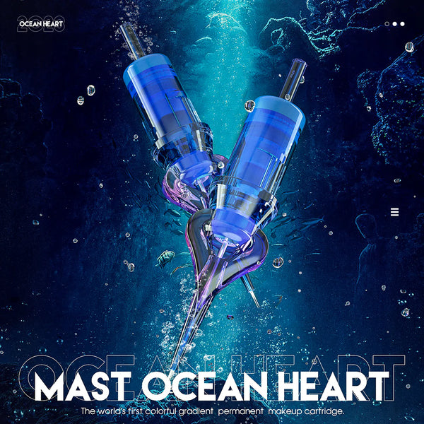 MAST-OCEAN HEART Tattoo Cartridges (Box of 20)