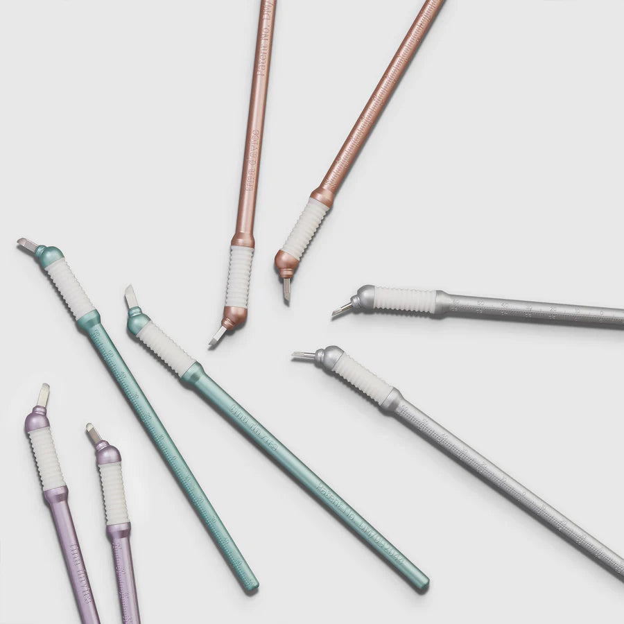 Microblading Razor Pack Onyx Luxe 14C Curved Microblading Disposable Hand Tool