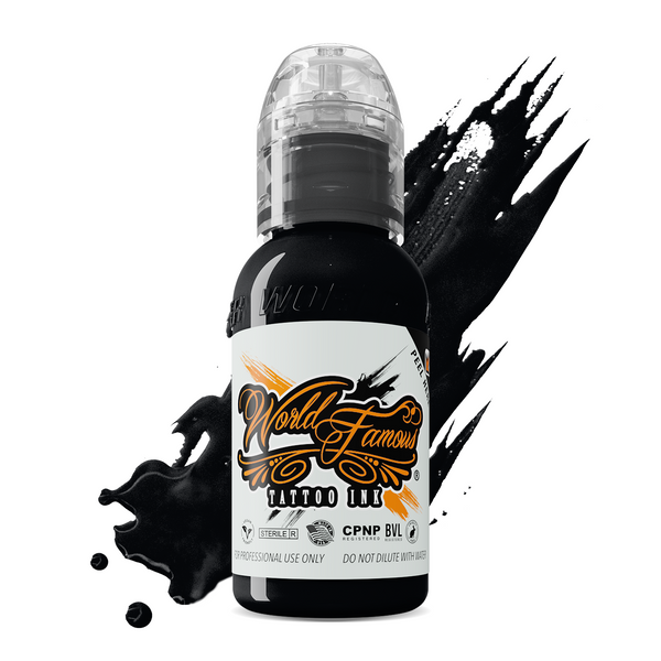 World Famous Tattoo Ink - Pitch Black