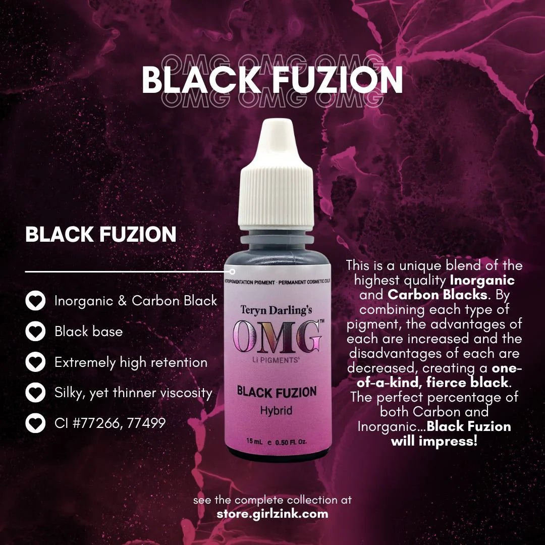 OMG® - Eyeliner Pigment - Black Fuzion