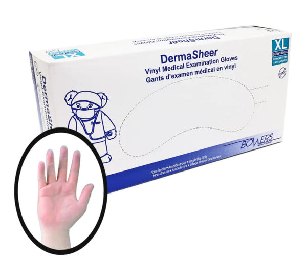 Derma-SHEER Vinyl Gloves
