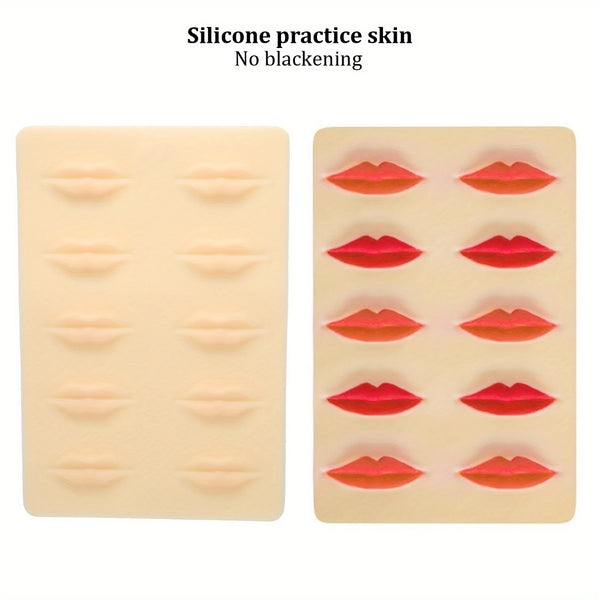 3D Lip Tattoo Practice Skin