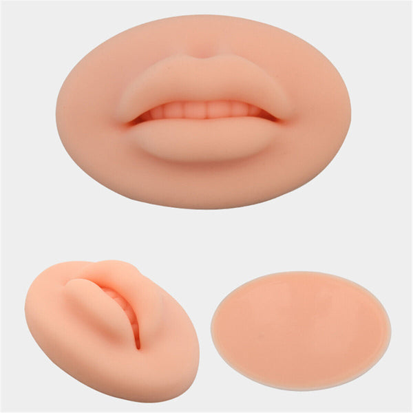 ULTRA REALISTIC SILICONE 3D Lip PMU Practice Skin - White