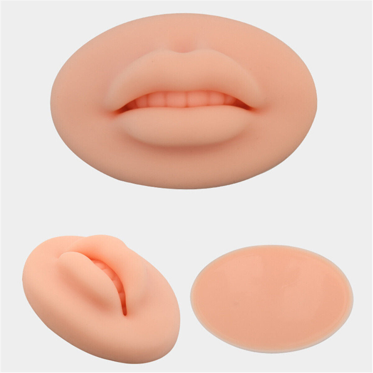 ULTRA REALISTIC SILICONE 3D Lip PMU Practice Skin - Light Colour