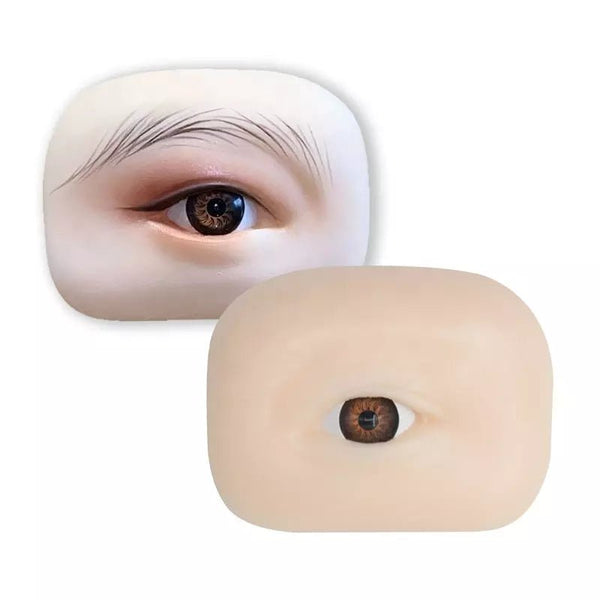 5D Soft Silicone Realistic Eyebrow & Eyeliner PMU Board Practice Skin - HYVE Beauty