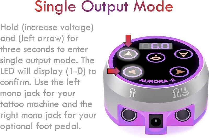 Aurora II LCD Tattoo Power Supply | HYVE Beauty