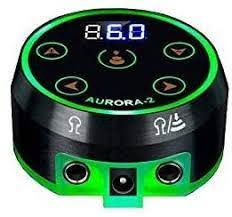 Aurora II LCD Tattoo Power Supply - Black - HYVE Beauty