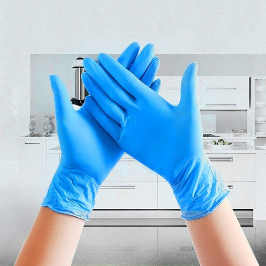 Blue Nitrile Medical Exam Gloves - 100bx - HYVE Beauty