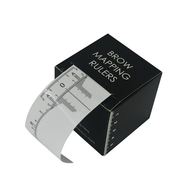 Complete Pro Brow Mapping Ruler Brow Mapping Rulers Box of 50 | HYVE Beauty