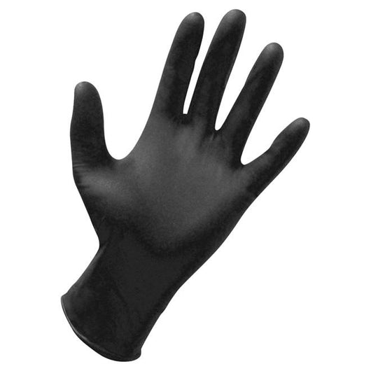DermaTUFF Black Nitrile Examination Grade Gloves - HYVE Beauty