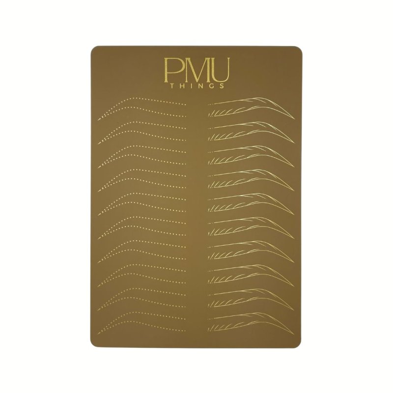 Double Sided "Ebony Brows" & Full Face Practice Skins - 5 pack - HYVE Beauty