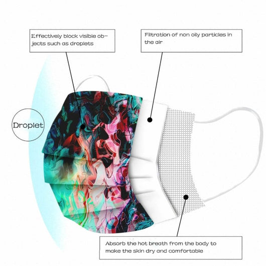 Dreamy Disco - Disposable Face Mask - 10 Pack - HYVE Beauty