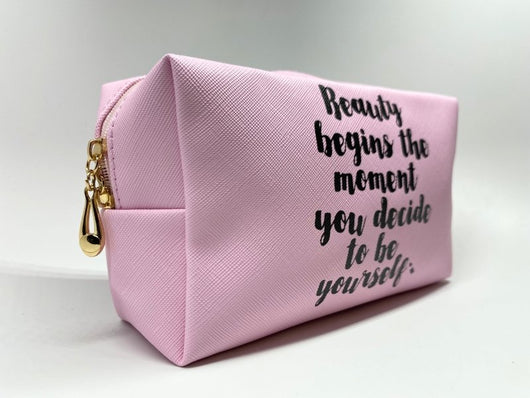 HYVE Beauty Make Up Bag - 3 Styles/ 3 Quotes - HYVE Beauty