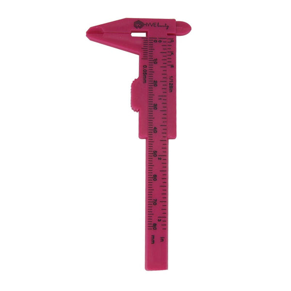 Mini Vernier Brow Caliper - Pink - HYVE Beauty