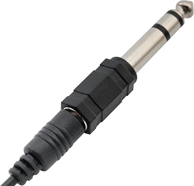 RCA to 1/4 Adapter - RCA Female to TS 6.35mm Mono Male Converter Connector - HYVE Beauty