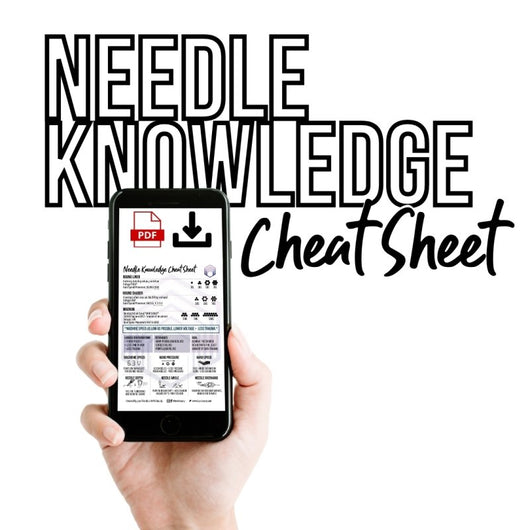 Tattoo & PMU Needle Knowledge Cheat Sheet - PDF Download - HYVE Beauty
