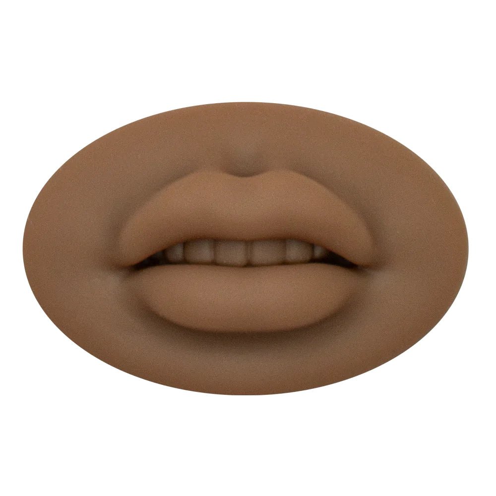 ULTRA REALISTIC SILICONE 3D Lip PMU Practice Skin - DARK - HYVE Beauty