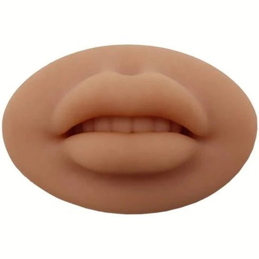 ULTRA REALISTIC SILICONE 3D Lip PMU Practice Skin - MEDUIM - HYVE Beauty