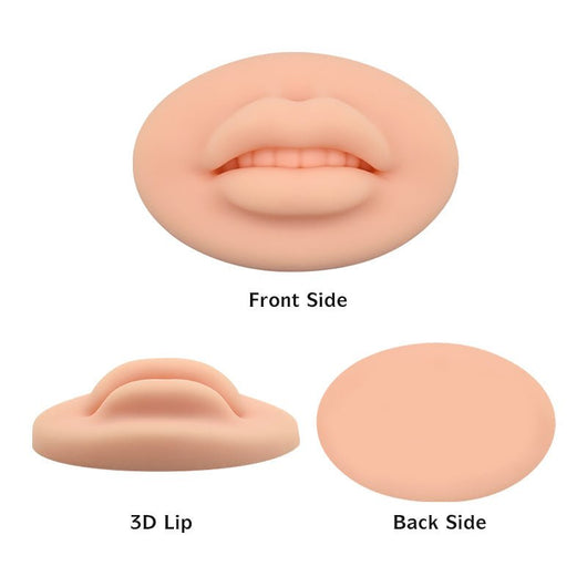 ULTRA REALISTIC SILICONE 3D Lip PMU Practice Skin - MEDUIM - HYVE Beauty