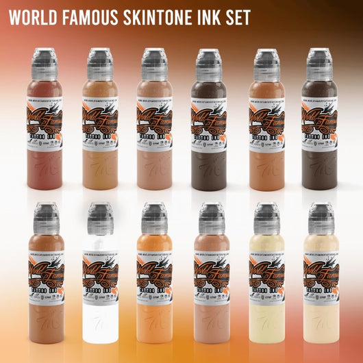 World Famous Skintone Ink Set by World Famous Tattoo Ink - HYVE Beauty